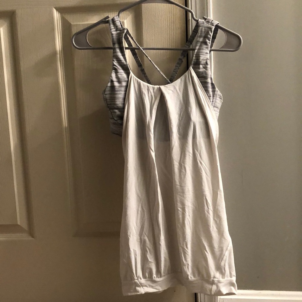 Lululemon Tank Top With Built-In Sports Bra